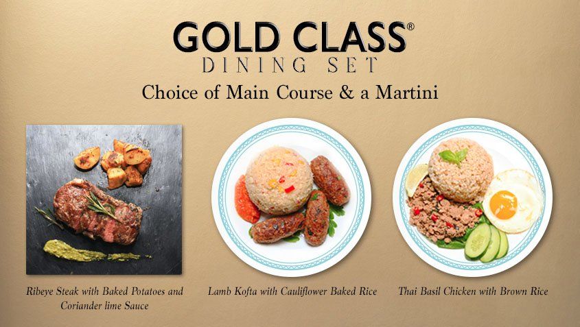 Gold Class® Dining Set: No Time To Die  Gold Class® Dining Set: No Time To Die Foto
