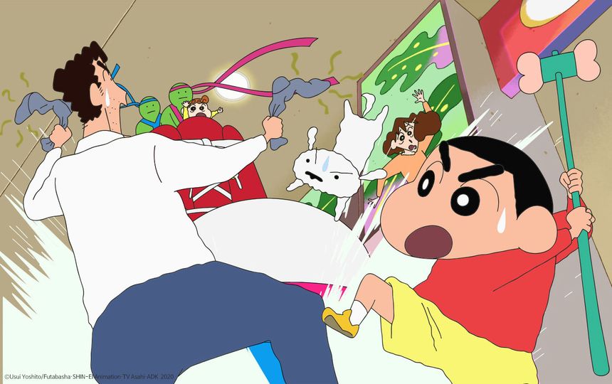 극장판 짱구는 못말려: 격돌! 낙서왕국과 얼추 네 명의 용사들 Crayon Shin-chan: Crash! Scribble Kingdom and Almost Four Heroes รูปภาพ