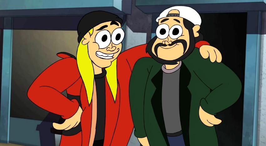 Jay and Silent Bob\'s Super Groovy Cartoon Movie Photo