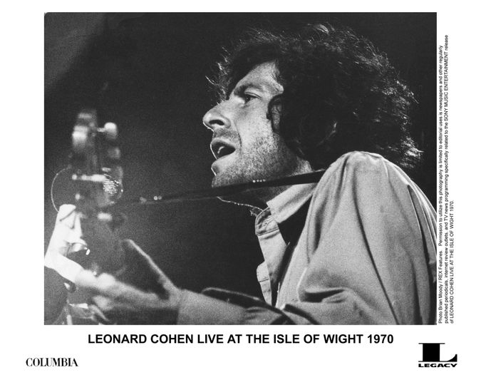 Leonard Cohen: Live at the Isle of Wight 1970 Photo