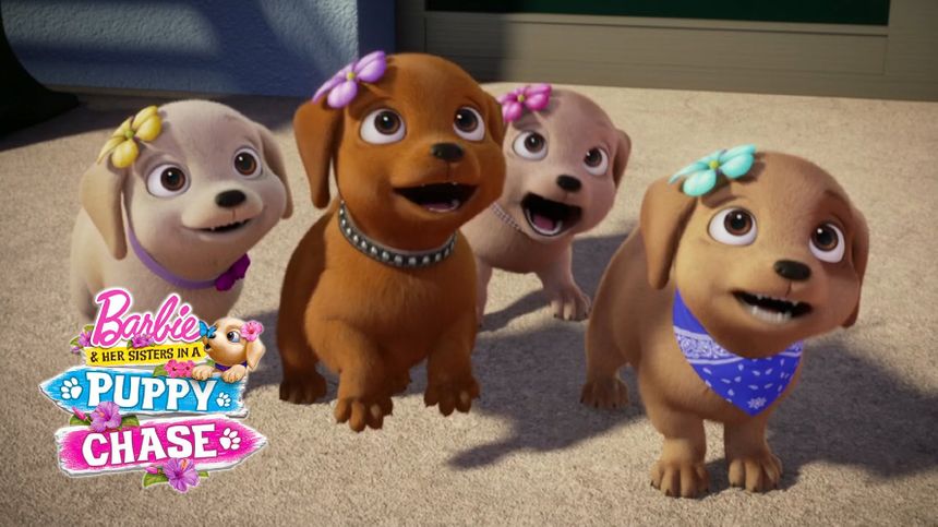 바비와 자매들의 퍼피 체이스 Barbie & Her Sisters in a Puppy Chase Photo