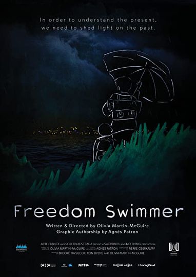 파도를 넘어 Freedom Swimmer Foto