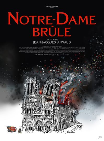 노트르담 온 파이어 Notre Dame on Fire Foto