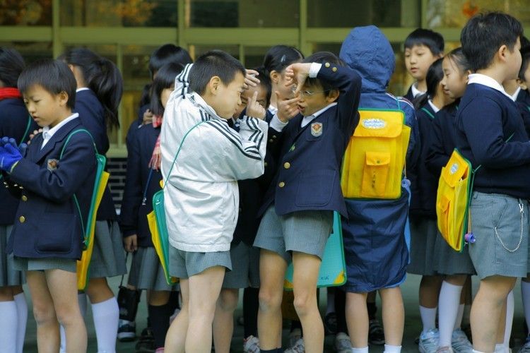 중화 학교의 어린이들 中華学校の子どもたち 사진
