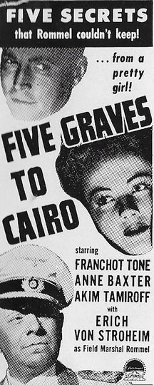 開羅諜報戰 Five Graves to Cairo劇照