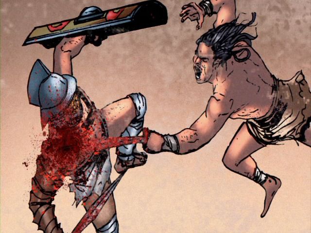 애니 스파르타쿠스 Spartacus: Blood and Sand - Motion Comic Photo