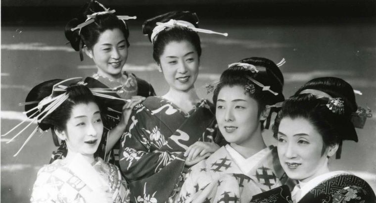 우타마로를 둘러싼 다섯 여인들 Utamaro and His Five Women Foto
