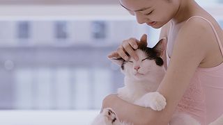 私と猫のサランヘヨ 写真