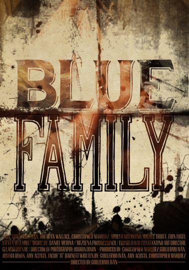 Blue Family Family Photo
