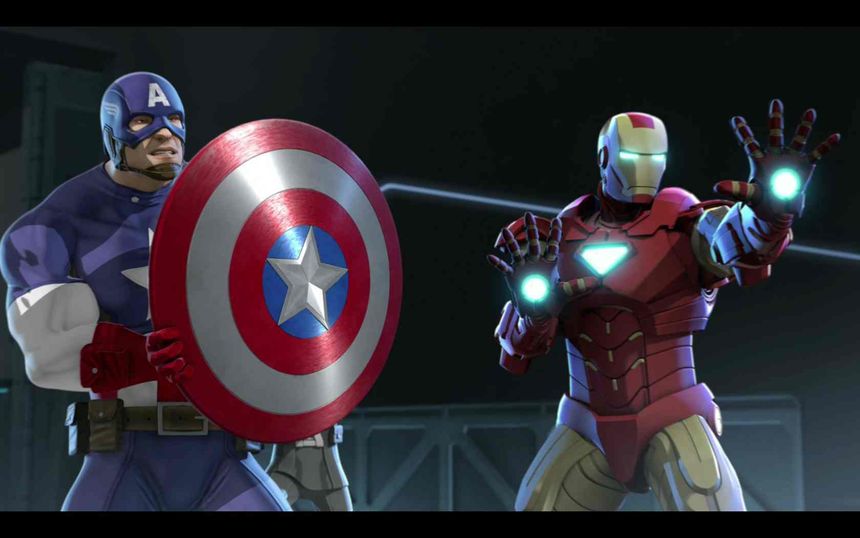鋼鐵俠與美國隊長：英雄集結 Iron Man & Captain America: Heroes United 写真