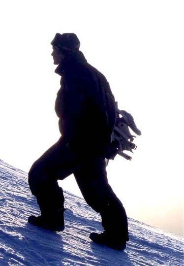 스노우보더 Snowboarder 사진