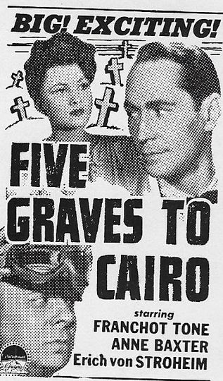 開羅諜報戰 Five Graves to Cairo Foto