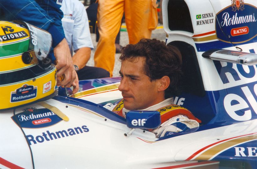 永遠的車神 Senna Photo