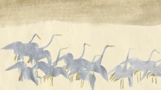두루미도감 Anthology With Cranes 鶴下絵和歌巻劇照