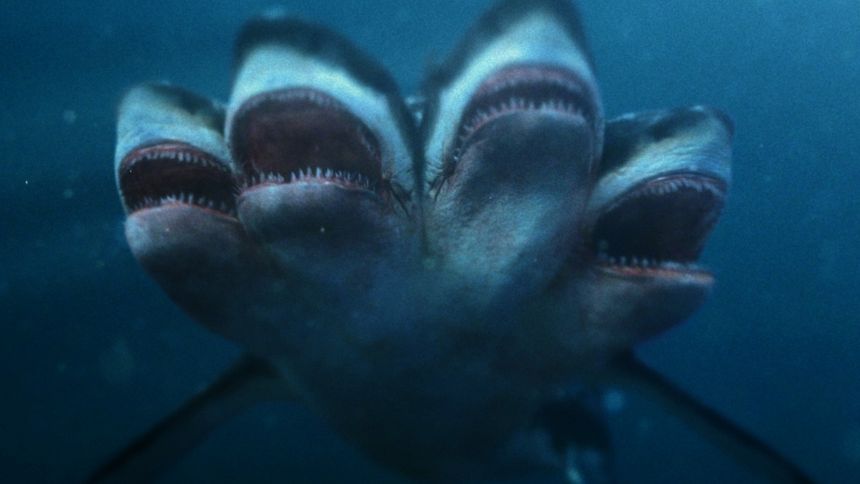 奪命五頭鯊 5-Headed Shark Attack Photo