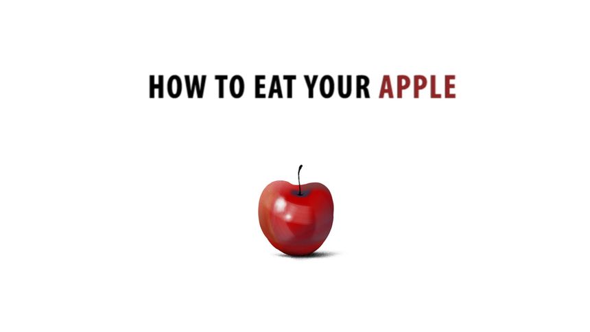 사과 먹는 법 How to Eat Your Apple 写真