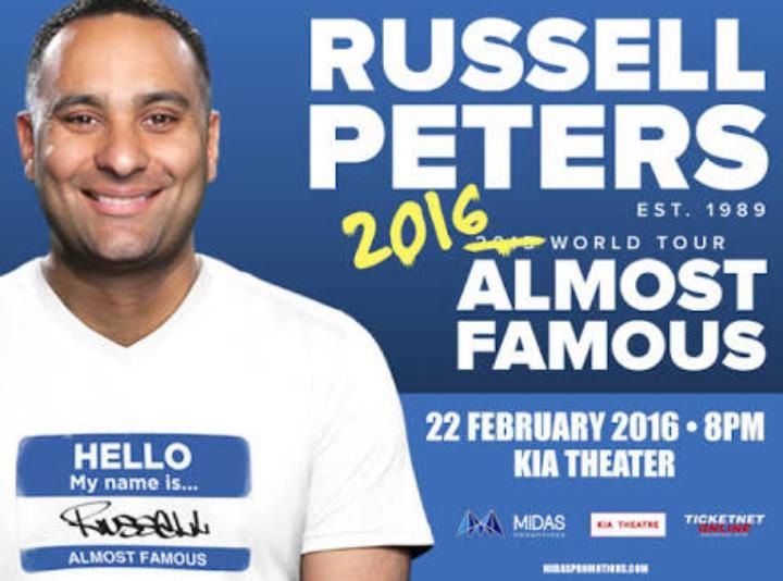 Russell Peters: Almost Famous Peters: Almost Famous Photo