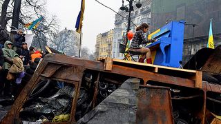 ピアノ　ウクライナの尊厳を守る闘い 写真