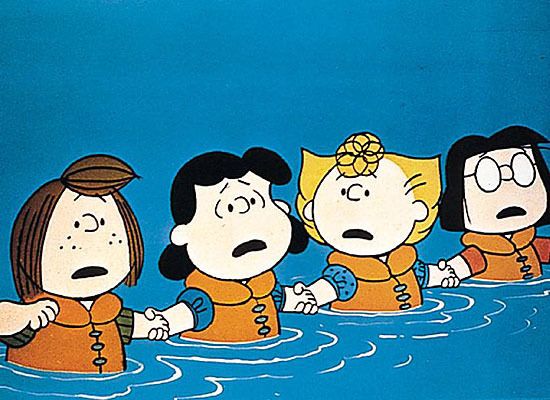 스누피 - 즐거운 캠핑 Race For Your Life, Charlie Brown 사진