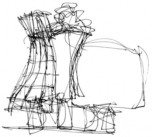 프랭크 게리의 스케치 Sketches of Frank Gehry 사진