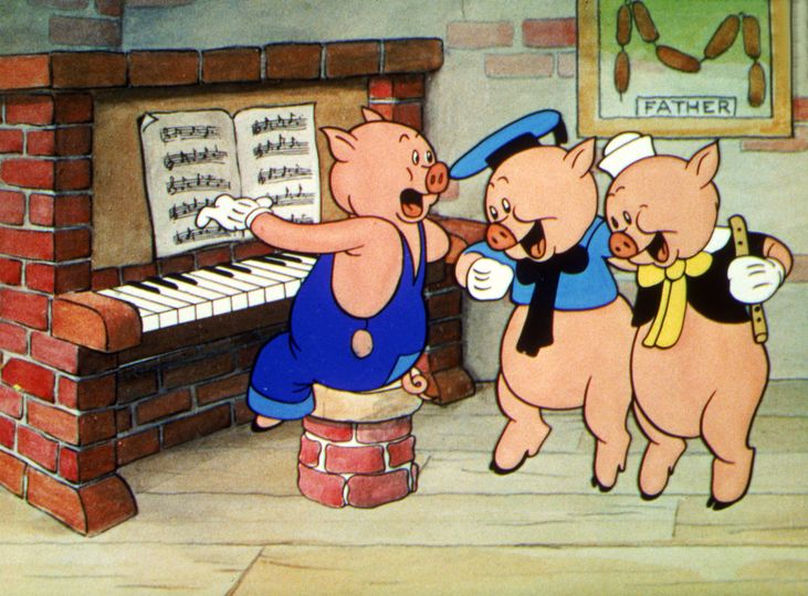 三隻小豬 Three Little Pigs Foto